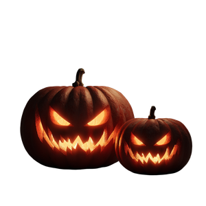 Glowing Halloween Pumpkins V3 Vinyl Car Decal Sticker – Waterproof & UV-Resistant 6.826666666666667"