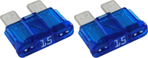 2x Blue Sea 15A Blade Fuse | Tin Plated | Set Of 2 2x Blue Sea 15A Blade Fuse | Tin Plated | Set Of 2