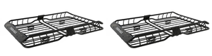 2x Rhino-Rack USA Roof Basket | XTray | Strong Steel Construction | Powder-Coated | 165lb Capacity | Adventure Ready 2x Rhino-Rack USA Roof Basket | XTray | Strong Steel Construction | Powder-Coated | 165lb Capacity | Adventure Ready
