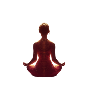 Meditating Feminine Silhouette Vinyl Car Decal Sticker – Waterproof & UV-Resistant 3.4133333333333336"