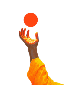 Hand Reaching Energy Vinyl Car Decal Sticker – Waterproof & UV-Resistant 8.213333333333333"