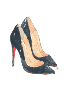Louboutin Heels Vinyl Car Decal Sticker – Waterproof & UV-Resistant 8.213333333333333"