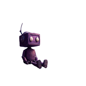 Sad Robot Boy Vinyl Car Decal Sticker – Waterproof & UV-Resistant 3.4133333333333336"