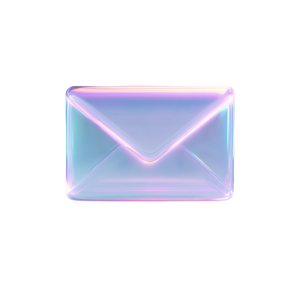 Glowing Email Envelope Vinyl Car Decal Sticker – Waterproof & UV-Resistant 3.4133333333333336"