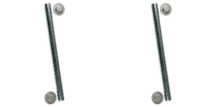 2x Zinc Plated Roller Shaft | Easy Install | Made In USA | C.E. Smith Co 2x Zinc Plated Roller Shaft | Easy Install | Made In USA | C.E. Smith Co