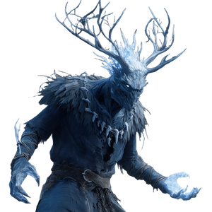 Ice Mage Wendigo Vinyl Car Decal Sticker – Waterproof & UV-Resistant 3.4133333333333336"