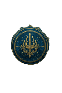 Fantasy Trident Emblem Vinyl Car Decal Sticker – Waterproof & UV-Resistant 8.96"