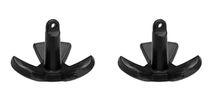 2x American-Made River Fluke Boat Anchor | 18lb PVC-Coated Cast Iron | Grapple Mud, Rocks, Stumps 2x American-Made River Fluke Boat Anchor | 18lb PVC-Coated Cast Iron | Grapple Mud, Rocks, Stumps