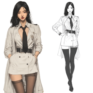 Manhwa Police Inspector Vinyl Car Decal Sticker – Waterproof & UV-Resistant 6.826666666666667"