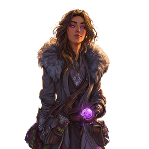 Fantasy Female Mage Vinyl Car Decal Sticker – Waterproof & UV-Resistant 3.4133333333333336"