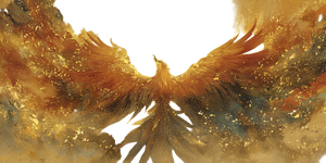 Phoenix Rising From Ashes V3 Vinyl Car Decal Sticker – Waterproof & UV-Resistant 5.12"