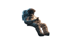 Astronaut After Work Vinyl Car Decal Sticker – Waterproof & UV-Resistant 5.4