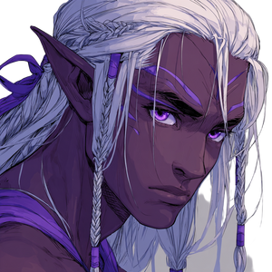 Purple-Skinned Elf Vinyl Car Decal Sticker – Waterproof & UV-Resistant 3.4133333333333336"