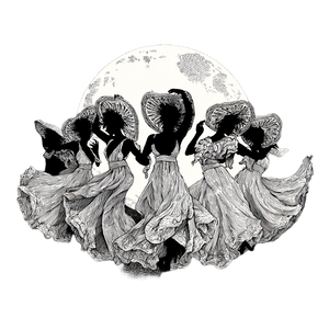 Dancing Taco Coven Vinyl Car Decal Sticker – Waterproof & UV-Resistant 3.4133333333333336"