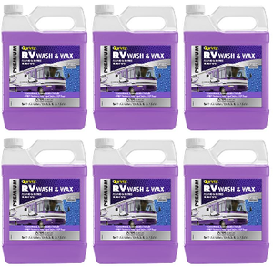 6x Ultimate RV Wash and Wax Gel | Cleans Road Grime and Enhances Shine | With PTEF Polymers | 1 Gallon Jug 6x Ultimate RV Wash and Wax Gel | Cleans Road Grime and Enhances Shine | With PTEF Polymers | 1 Gallon Jug
