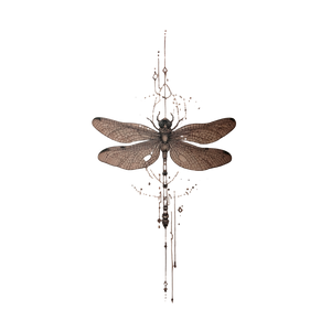 Dragonfly Tattoo V4 Vinyl Car Decal Sticker – Waterproof & UV-Resistant 6.826666666666667"