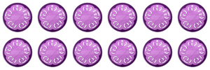12x Long-Lasting Lavender Air Freshener | Hangable Purple Disc | Commercial Strength