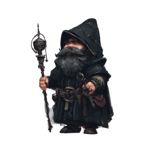 Dwarf Wizard Apprentice Vinyl Car Decal Sticker – Waterproof & UV-Resistant 3.4133333333333336"