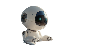 Cute Ai Robot V18 Vinyl Car Decal Sticker – Waterproof & UV-Resistant 5.4