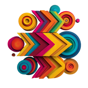 Colorful Arrow Symbols Vinyl Car Decal Sticker – Waterproof & UV-Resistant 3.4133333333333336"