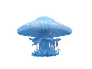 Psychedelic Mushroom Deity Vinyl Car Decal Sticker – Waterproof & UV-Resistant 6.1866666666666665"