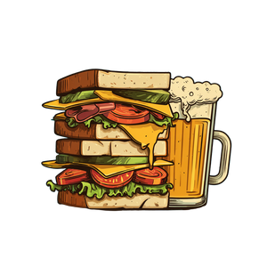 Tech Sandwich Logo Vinyl Car Decal Sticker – Waterproof & UV-Resistant 3.4133333333333336"