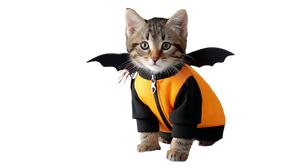 Tabby Kitten Costume Vinyl Car Decal Sticker – Waterproof & UV-Resistant 5.4