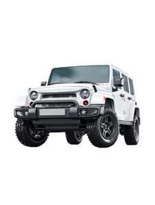 White Crossover Jeep Vinyl Car Decal Sticker – Waterproof & UV-Resistant 8.213333333333333"