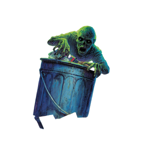 Zombie Trash Horror V2 Vinyl Car Decal Sticker – Waterproof & UV-Resistant 6.826666666666667"