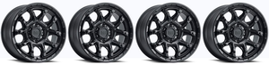 4x Black Rhino ARK Wheel | 20x9, Matte Black, 10 Spoke, 1 Piece Cast Aluminum, TPMS Compatible