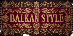 Balkan Style Banner Vinyl Car Decal Sticker – Waterproof & UV-Resistant 5.12"