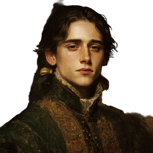 French Nobleman Portrait V4 Vinyl Car Decal Sticker – Waterproof & UV-Resistant 3.4133333333333336"