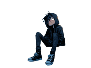 Emo Boy Portrait Vinyl Car Decal Sticker – Waterproof & UV-Resistant 6.1866666666666665"