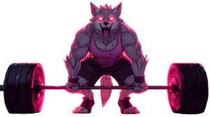 Muscular Fox Deadlift Vinyl Car Decal Sticker – Waterproof & UV-Resistant 2.72"