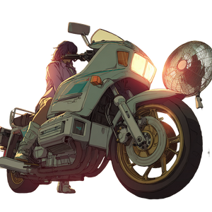 Goldwing Motorcycle Rider Vinyl Car Decal Sticker – Waterproof & UV-Resistant 6.826666666666667"