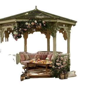 Ornate Victorian Gazebo Vinyl Car Decal Sticker – Waterproof & UV-Resistant 6.826666666666667"