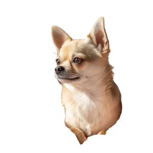 Chihuahua On Blanket Vinyl Car Decal Sticker – Waterproof & UV-Resistant 3.4133333333333336"