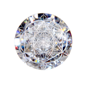 Sacred Geometry Diamond V2 Vinyl Car Decal Sticker – Waterproof & UV-Resistant 3.4133333333333336"