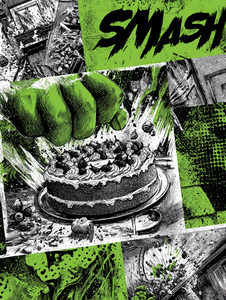 Smashed Birthday Cake Vinyl Car Decal Sticker – Waterproof & UV-Resistant 4.1066666666666665"