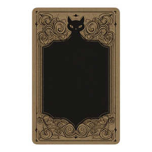 Gangster Cat Card Vinyl Car Decal Sticker – Waterproof & UV-Resistant 3.4133333333333336"
