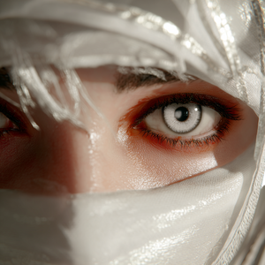 White Eyes Vinyl Car Decal Sticker – Waterproof & UV-Resistant 3.4133333333333336"