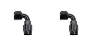 2x High Performance -8 AN 90 Degree Hose End Fitting | Lightweight Aluminum, Corrosion Resistant, Black Finish 2x High Performance -8 AN 90 Degree Hose End Fitting | Lightweight Aluminum, Corrosion Resistant, Black Finish