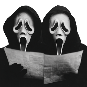 Scream Masks Vinyl Car Decal Sticker – Waterproof & UV-Resistant 6.826666666666667"