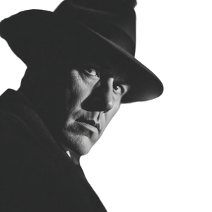 Noir Detective Portrait V7 Vinyl Car Decal Sticker – Waterproof & UV-Resistant 3.4133333333333336"