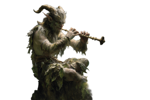 Faun Playing Pipes Vinyl Car Decal Sticker – Waterproof & UV-Resistant 5.97333333333333