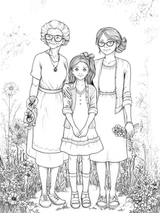 Generational Garden Gathering Vinyl Car Decal Sticker – Waterproof & UV-Resistant 4.1066666666666665"