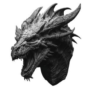 Dragon Head V9 Vinyl Car Decal Sticker – Waterproof & UV-Resistant 3.4133333333333336"