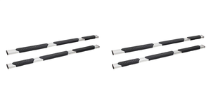 2x Upgrade Your Truck with Westin Automotive R5 Modular Series Nerf Bars | 5 Inch Oval Straight | Polished Stainless Steel | With Step Pads & Bed Step 2x Upgrade Your Truck with Westin Automotive R5 Modular Series Nerf Bars | 5 Inch Oval Straight | Polished Stainless Steel | With Step Pads & Bed Step
