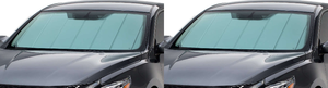 2x Premium Silver Jeep Gladiator JT, Wrangler JL Windshield Shade | Reflect UV Rays, Custom Fit, Easy Install