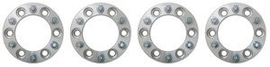 4x Enhance Stability with West Coast 6x139.7 Wheel Adapter | Non Hub Centric | Silver Aluminum